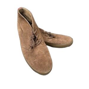 Men’s Chukka Leather Sneaker Sz 10 D Medium Brown Retail $99 WeSC